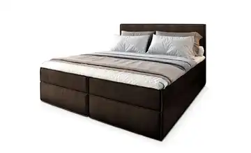 MASSENO Boxbett mit Bettkasten Pellio 160x200 cm Braun