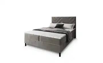 MASSENO Boxbett mit Bettkasten Rokis 180x200 cm Grau