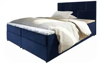 MASSENO Boxbett mit Bettkasten Prata 180x200 cm Dunkelblau