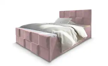 MASSENO Boxbett mit Bettkasten Mona 160x200 cm Rosa