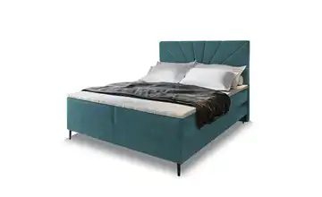 MASSENO Boxbett mit Bettkasten Muri Blau 160x200 cm