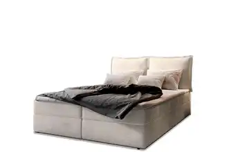 MASSENO Boxbett mit Bettkasten Lente 160x200 cm Creme