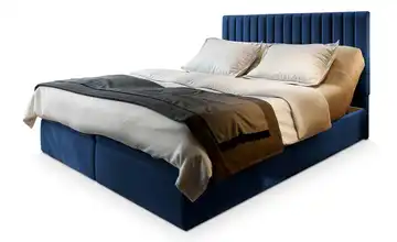 MASSENO Boxbett mit Bettkasten Murlo 140x200 cm Blau