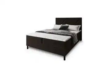 MASSENO Boxbett mit Bettkasten Rokis 160x200 cm Braun