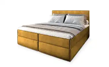 MASSENO Boxbett mit Bettkasten Pellio 180x200 cm Gelb