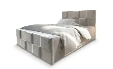 MASSENO Boxbett mit Bettkasten Mona 140x200 cm Beige