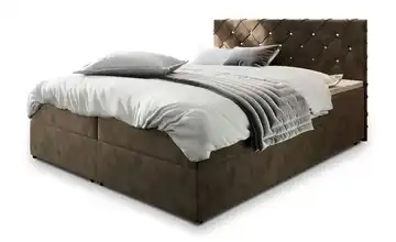 MASSENO Boxbett mit Bettkasten Riva 140x200 cm Braun