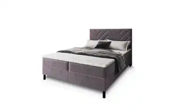 MASSENO Boxbett mit Bettkasten Rokis 160x200 cm Lila/Violett