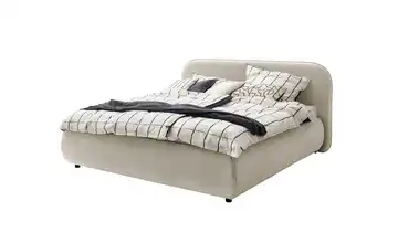 SCHÖNER WOHNEN Kollektion Polsterbett in 180x200 cm Lissabon mit Bettkasten Beige