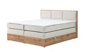 Boxspringbett mit Bettkasten Vancouver Sand, Eiche (Nachbildung) 180x200 cm