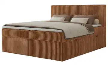 Boxbett mit Bettkasten Tiliano H4 Orange 200x200 cm