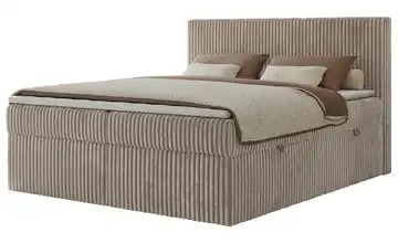 Boxbett mit Bettkasten Tiliano 140x200 cm H3 Taupe