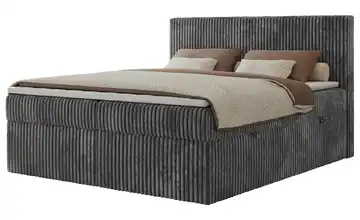 Boxbett mit Bettkasten Tiliano 140x200 cm H3 Dunkelgrau