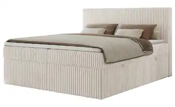Boxbett mit Bettkasten Tiliano 140x200 cm H3 Beige