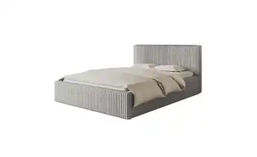 Selsey Polsterbett mit Bettkasten Tilio 180x200 cm Hellgrau