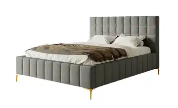 Selsey Polsterbett mit Bettkasten Szejlo 180x200 cm Grau