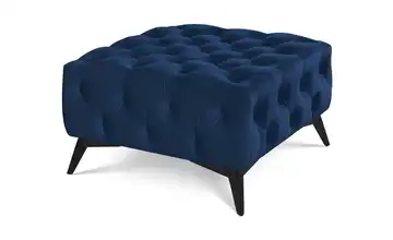 Hocker Blau Schwarz
