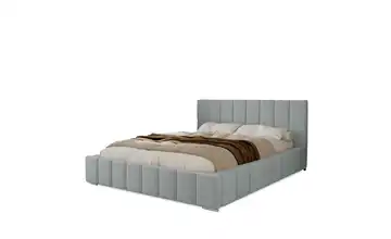 Polsterbett mit Stauraum Ayr Hellgrau 180x200 cm