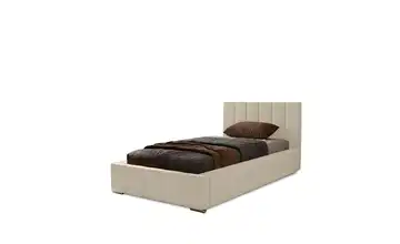 Polsterbett mit Stauraum Nelia 80x200 cm Beige