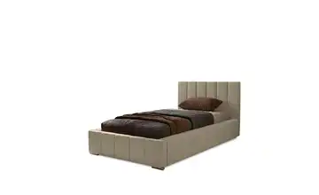 Polsterbett mit Stauraum Nelia 100x200 cm Braun
