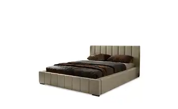 Polsterbett mit Stauraum Nelia 140x200 cm Braun