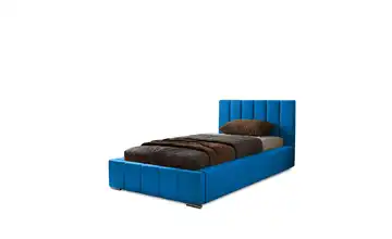 Polsterbett mit Stauraum Nelia 100x200 cm Blau