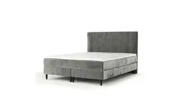 Boxspringbett Inklusive Topper Adena Grau 160x200 cm H3