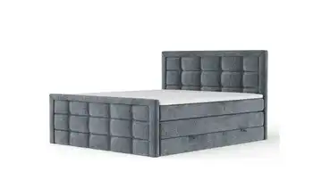 Boxspringbett mit Stauraum 182 cm 180x200 cm Grau