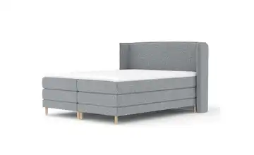 Boxspringbett 218 cm 200x200 cm Grau