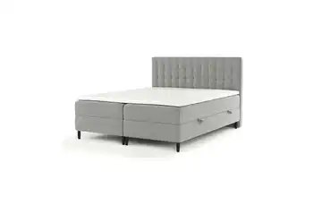 Boxspringbett mit Stauraum 142 cm 140x200 cm Grau
