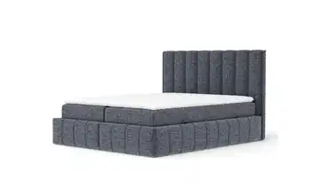 Boxspringbett mit Stauraum 165 cm 140x200 cm Marineblau