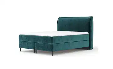 Boxspringbett 191 cm 180x200 cm Türkis/Petrol