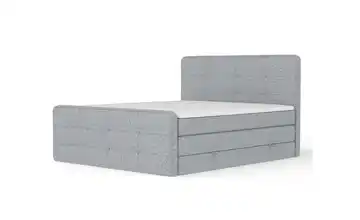 Boxspringbett mit Stauraum Grau 124 cm 120x200 cm