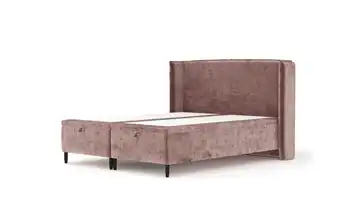 Polsterbett 198 cm 180x200 cm Rosa
