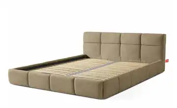 KONSIMO Polsterbett 96 cm 180 cm x 200 cm 196 cm 180x200 cm Beige