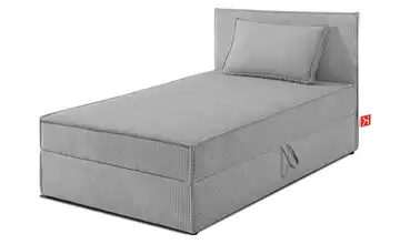 KONSIMO Boxbett 80 cm x 200 cm 85 cm 80x200 cm Hellgrau