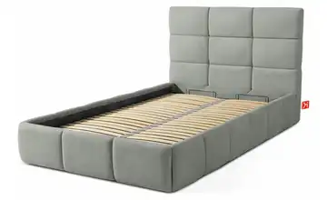KONSIMO Polsterbett 115 cm Grau