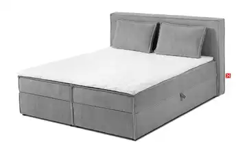 KONSIMO Boxbett 140 cm x 200 cm 145 cm 140x200 cm Hellgrau
