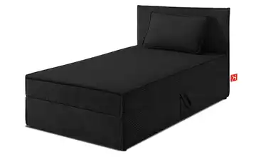 KONSIMO Boxbett 80 cm x 200 cm 85 cm 80x200 cm Schwarz