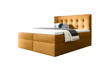 Boxbett 200x200 Grau 120 cm 120x200 cm Gelb