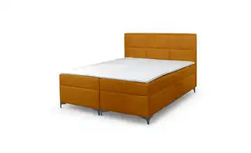 Boxbett mit Bettkasten Vaduz Gelb 160x200 cm