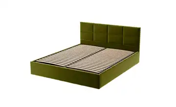 Polsterbett mit Bettkasten Gobi 160x200 cm Hellgrün