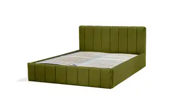 Polsterbett mit Bettkasten Nina Hellgrün 180x200 cm