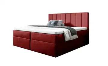 Boxbett mit Bettkasten Havana Rot 180x200 cm
