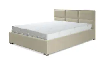 Polsterbett mit Bettkasten Imbir 140x200 cm Hellbeige