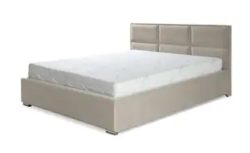 Polsterbett mit Bettkasten Imbir 200x200 cm Beige
