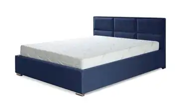 Polsterbett mit Bettkasten Imbir 200x200 cm Dunkelblau
