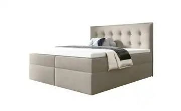 Boxbett mit Bettkasten Focus 180x200 cm Hellbeige