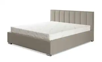 Polsterbett mit Bettkasten Hugo Beige 180x200 cm