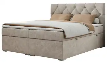 Boxbett mit Bettkasten Alda 140x200 cm H3 Beige